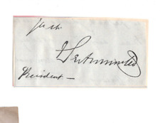Hugh Grosvenor 1825-1899 1st Duke Westminster Signed Clip Autographed Politician picture