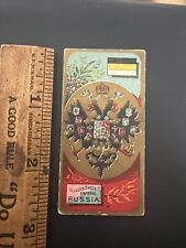 1887 Kinney Tobacco Sweet Caporal Military and Naval Uniforms N224 Russia picture
