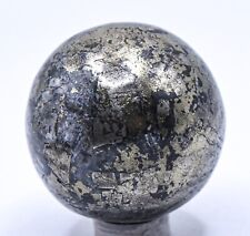 41mm Chalcopyrite w/ Pyrite Hematite Calcite Sphere Natural Mineral Ball - Peru picture