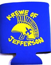 Unique Mardi Gras Style Koozie Drink Holder Krewe of Jefferson picture