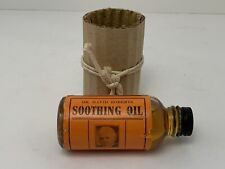 Antique Dr. David Roberts Veterinary Advertising Medicine Bottle Soothing Oil WI picture