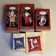 Lot Of 5 Hallmark Collector Series Club Keepsake Christmas Ornaments picture