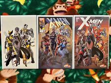 X-Men Gold #1 COMPLETE x3 Set Lot Variant Virgin Retro J Scott Campbell NM A B C picture