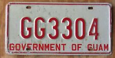 GUAM POLICE FIRE license plate  1976  Single plate offered.  Pick a number. picture