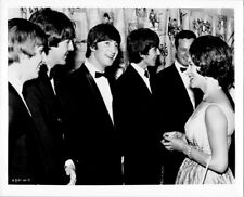 A Hard Day's Night The Beatles meet Princess Margaret vintage 8x10 inch photo picture