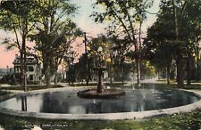Steuben Park Utica NY New York Fountain c1914 Postcard E209 picture