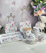 GRACE JEAWARE Tea Set of 11 Flowers Pattern European Style Gift Set Home Decor picture