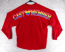 Disney Parks Official Cast Member Mickey Rainbow Pride Spirit Jersey Shirt Small picture