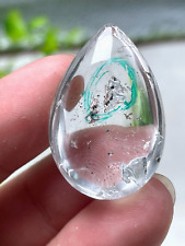 NATURAL HAVE MOVING Water Enhydro bubble QUARTZ Crystal Pendant healing o705 picture