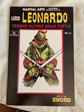LEONARDO #5 Martial Arts Art Of The Sai RAFAEL / VF / 1986 TMNT / Low Print Run picture