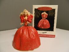 BARBIE Hallmark Keepsake 1993 Holiday Doll Ornament 1st in Holiday Barbie Series picture