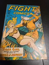 FIght Comics 57 Fiction House Tiger Girl GOLDEN AGE COMIC BOOK 1948 picture