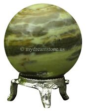 Serpentine Agate Stone Sphere/Ball 45-55 mm picture