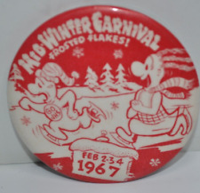 Vintage 1967 JHS Mid Winter Carnival - Frosted Flakes  2-1/2