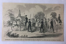 1861 magazine engraving~ BRINGING IN THE TWO MISSES SCOTTS Fall's Church, VA picture