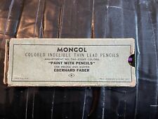 Mongol Colored Pencils - RARE wartime box/pencils picture