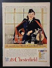1942 Chesterfield Cigarettes On The Nations's Front Vtg 1940's Magazine Print Ad picture