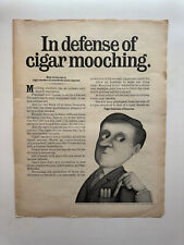1967 In Defence Of Cigar Mooching Cigar Institute Of America Vintage Print Ad picture