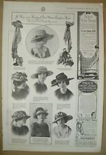 1919 Big ad You Are Fixing Over Your Easter Hat- Bucilla, 