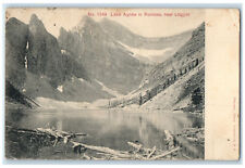 1904 Lake Agnes in Rockies Near Laggan Banff Alberta Canada Antique Postcard picture