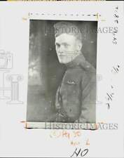 1917 Press Photo Second Lieutenant Alvin Callender, New Orleans World War I hero picture
