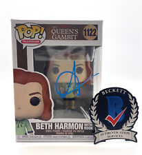 ANYA TAYLOR-JOY SIGNED AUTOGRAPH FUNKO POP THE QUEEN'S GAMBIT 1122 BECKETT BAS picture