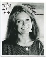 Gloria Steinem Signed 8x10 Photo Vintage Autographed Signature Activist picture