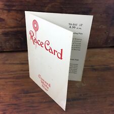 RARE c.1930's RMS LACONIA CUNARD WHITE STAR 'RACE CARD' SHIP SUNK WWII UBOAT 156 picture