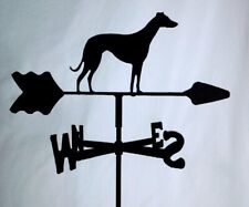 Greyhound Garden Style Weathervane Wrought Iron Look MADE IN USA  picture