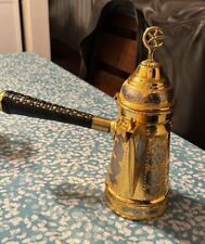 Antique Brass Turkish Coffee Kettle/Pot picture