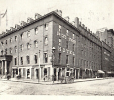 Boston Massachusetts United States Hotel 1904 Postcard Vintage Antique picture