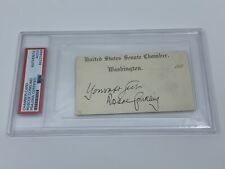 Roscoe Conkling Senate Signed Autograph Chamber Card Index PSA DNA j2f1c picture