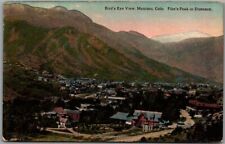 Manitou, Colorado Postcard Bird's-Eye Panorama with Pike's Peak View c1920s picture