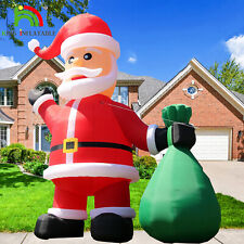 20/26/33FT Christmas Inflatable Santa Claus Outdoor Lawn Mall Yard Decoration picture