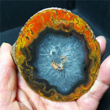 TOP 179.3G Natural Warring States Red Silk Banded Lace Agate Crystal  A3861 picture