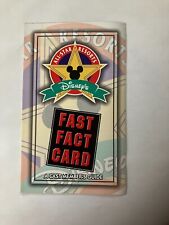 Disney's All-Star Resorts Fast Fact Card - A Cast Members Guide. picture