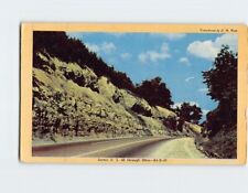 Postcard Scenic U. S. 40 through Ohio picture