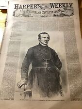 1858 HARPER’S WEEKLY ORIGINAL COMPLETE NEWSPAPER ~ REVOLUTIONARY WAR picture