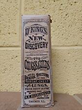 Antique Dr. King's New Discovery Bottle In Sealed Package picture