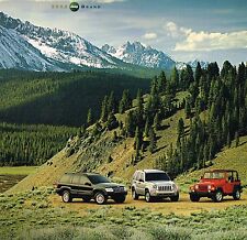 2002 JEEP Brochure / Catalog with Color Chart : GRAND CHEROKEE,WRANGLER,LIBERTY picture