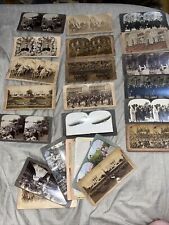 Lot of 23 Stereoview Cards: President McKinley War Military Monuments DC Govt picture