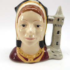 Vintage Royal Doulton CATHERINE OF ARAGON D6658 Character Toby Jug England 1975 picture