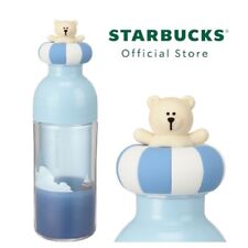 Starbucks Water Bottle Gift 2024 Boat Sailing Bearista Lifebuoy Limited 16 oz . picture