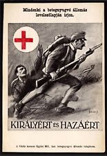 Hungary,Red Cross, World War I Military Propaganda Postcard  picture