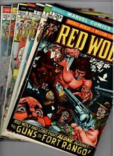 Red Wolf # 1,2,3,4,5,7,8,9 Marvel 1972-1973 All 20c Bronze-Age  in Fine picture