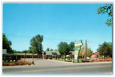 c1950's Pinecrest Motor Lodge Pocatello Idaho ID Vintage Unposted Postcard picture