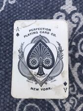 Antique Rare Late 19th 1800’s Perfection Playing Card Co Cherub Deck & Case picture