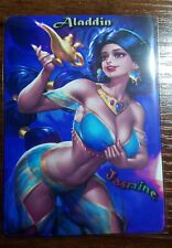 Jasmine, Aladdin, Custom Art Card, SFW/NSFW, Sexy, Waifu, Double Sided picture