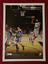 NBA 2K8 Xbox PlayStation Video Game 2007 Print Ad - Great to Frame picture