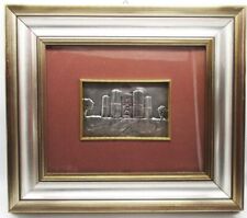 Castel del Monte Silver .925 Sterling Wall Plaque 6 x 4